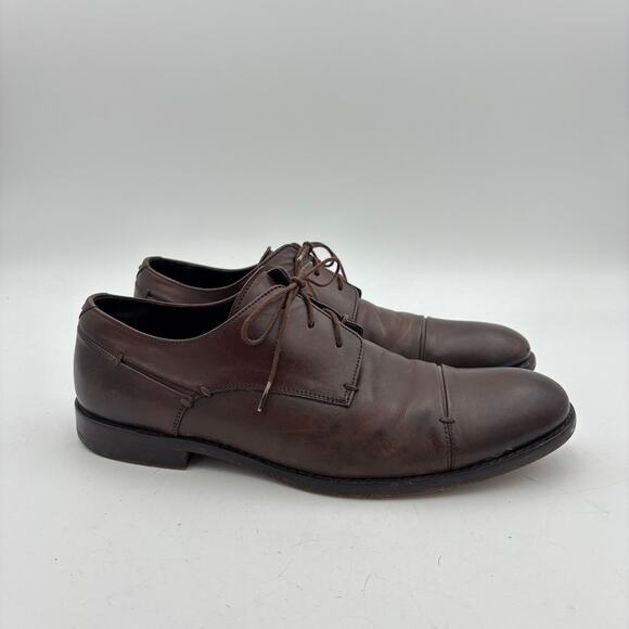 John Varvatos Cap Toe Oxford Dress Shoes Brown Men\'s 10 main image 6